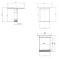 Aqualine Accessoires - Bonde de lavabo non-refermable, chrome TF6001