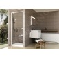 Ravak Pivot - Porte de douche pivotante, 900 mm, blanc/verre clair 03G70101Z1