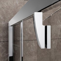 Ravak Pivot - Porte de douche pivotante, 900 mm, blanc/verre clair 03G70101Z1