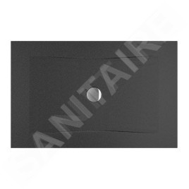 Jika Cubito Pure - Receveur de douche 1300x800 mm, noir H2164220160001