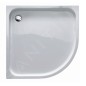 Duravit D-Code - Receveur de douche en quart de cercle 900x900 mm, Antislip, blanc alpin 720108000000001