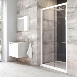 Ravak Blix - Porte de douche, 1170-1210 mm, blanc/verre clair 0PVG0100Z1