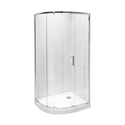 Jika Tigo - Paroi de douche 780x980 mm, Jika Perla Glass, argent/verre transparent H2512110026681
